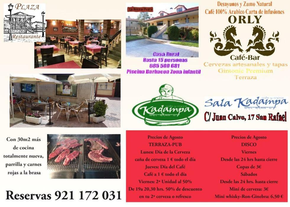 Hostal Plaza El Espinar Zewnętrze zdjęcie